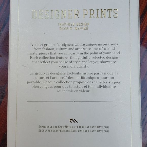 New in BOX!! IPhone 5/5s Designer Print Case - Picture 4 of 5